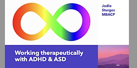 Working therapeutically with ADHD and Autism. Online event