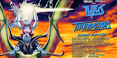 Imagem principal de TYTUS + THUNDEROR - Europe Tour 2024 - Berlin
