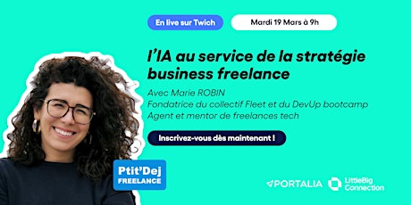 Image principale de Petit'dej Freelance - L'IA au service de la stratégie business freelance