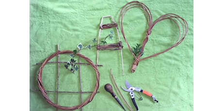 Willow weaving - plant supports - workshop