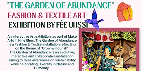 The Garden of Abundance Textile Art Installation Exhibition  by Fée Uhssi