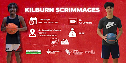 Image principale de 14+ Kilburn Scrimmages | Weekly Basketball on Thursdays