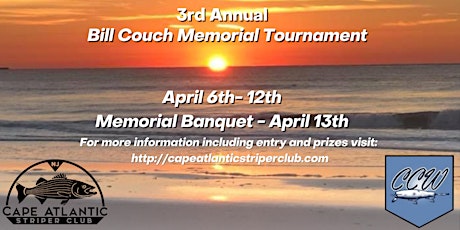 Cape Atlantic Striper Club - Bill Couch Memorial Tournament 2024