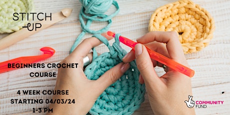 Beginners Crochet Course 4 Week Booking primary image