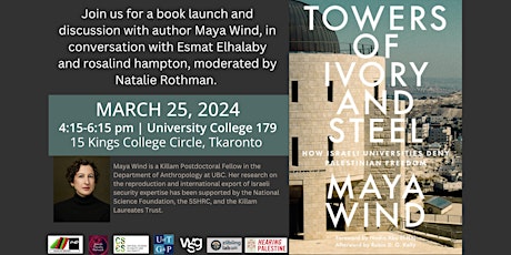 Towers of Ivory and Steel: A Book Launch & Discussion