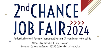Imagem principal de 2nd Chance Job Fair 2024