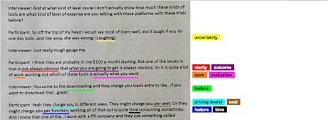 Qualitative Data Analysis. In a day.