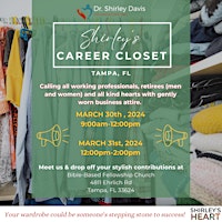 Primaire afbeelding van Shirley's Career Closet Drive-Up & Drop Off