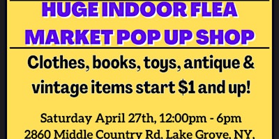 Image principale de Indoor flea market and tag sale