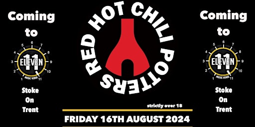 Primaire afbeelding van Red Hot Chili potters live Eleven Stoke