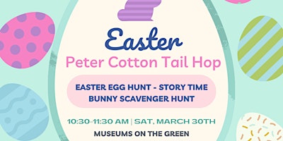Imagem principal do evento Easter Peter Cottontail Hop at the Falmouth Museums on the Green