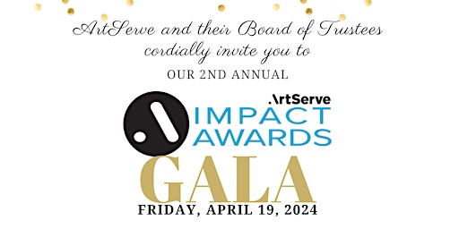 Imagen principal de ArtServe's Second Annual Impact Awards