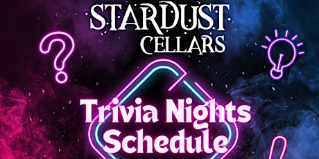 Trivia Nights at Stardust Cellars Winery and Meadery