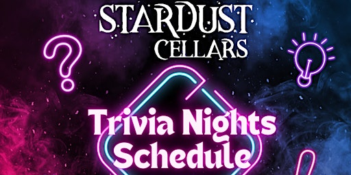 Imagen principal de Trivia Nights at Stardust Cellars Winery and Meadery