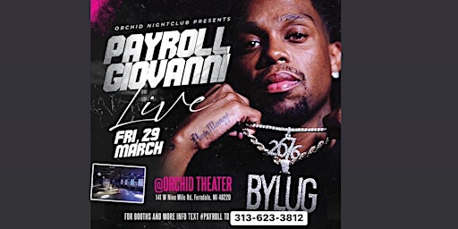 Primaire afbeelding van Payroll Giovanni Live