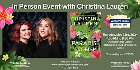 In Person Event with Christina Lauren
