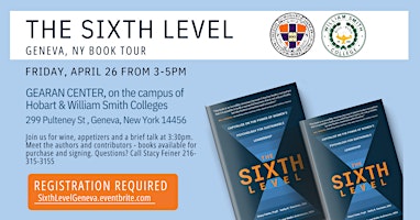 Imagem principal do evento The Sixth Level Book Tour, Geneva, New York