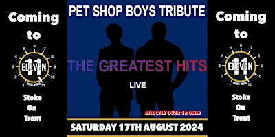 Imagem principal de The Pet Shop Boys Tribute live at Eleven Stoke