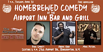 Imagem principal de Homebrewed Comedy at the Airport Inn Bar and Grill