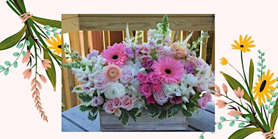 Primaire afbeelding van Easter Flower Box Arrangement