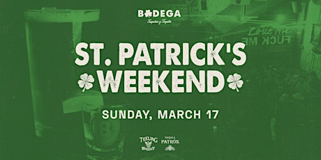 Primaire afbeelding van St. Patrick's Day at Bodega South Beach