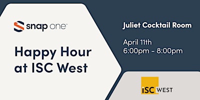 Snap One Happy Hour at ISC West primary image