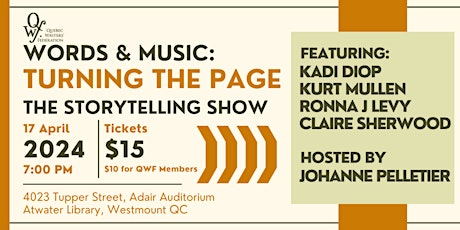 Words & Music: Turning the Page, the Storytelling Show