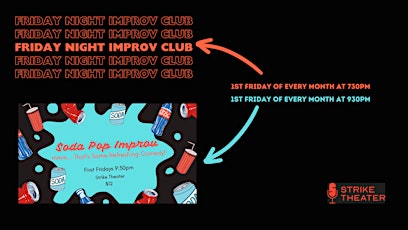 Friday Night Improv Club and Soda Pop Improv