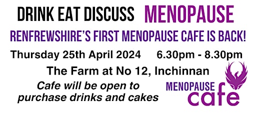 Imagem principal de Menopause Cafe, Inchinnan