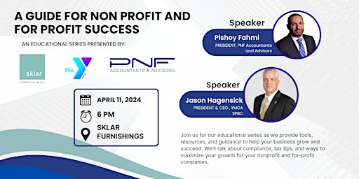 A GUIDE FOR NONPROFIT AND FOR-PROFIT SUCCESS-  An educational series primary image
