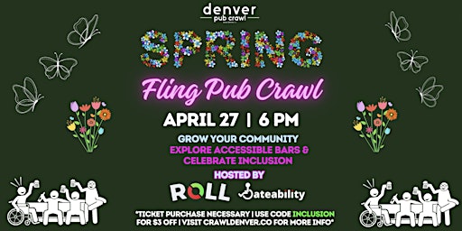 Imagen principal de Spring Fling Pub Crawl - Cheers To Accessibility ♿