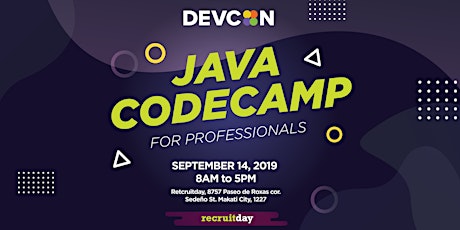 Imagem principal do evento Devcon -  Java Code Camp for Professionals
