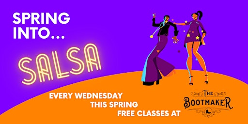 Spring Into Salsa - FREE BEGINNER CLASSES primary image