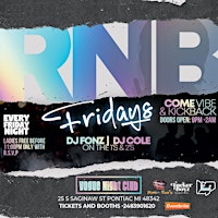 Imagem principal do evento R&B Fridays