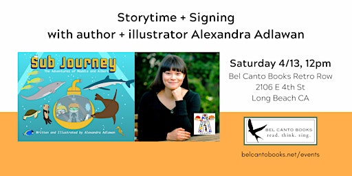 Imagem principal do evento Storytime + Signing with Alexandra Adlawan, SUB JOURNEY