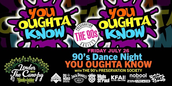 90's Dance Night featuring You Oughta Know w/ The 90's Preservation Society