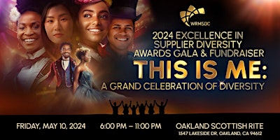 Image principale de 2024 Excellence in Supplier Diversity Awards Gala & Fundraiser:  This is Me