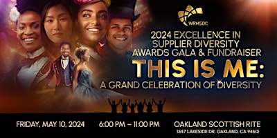 Imagem principal do evento 2024 Excellence in Supplier Diversity Awards Gala & Fundraiser:  This is Me