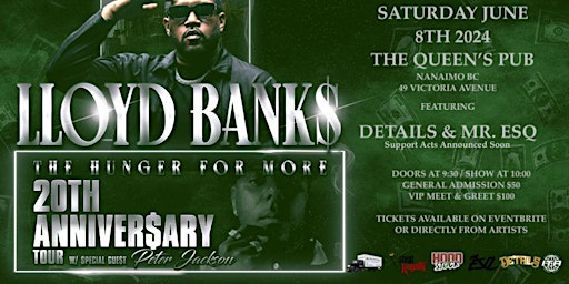 Imagem principal do evento Lloyd Banks of G-Unit LIVE in NANAIMO!