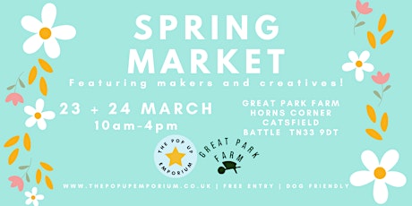 Spring Makers Market at Great Park Farm in Catsfield primary image