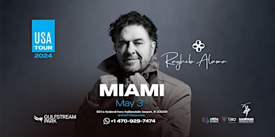 Ragheb Alama VIP Night in Miami Florida USA May 3rd 2024 primary image