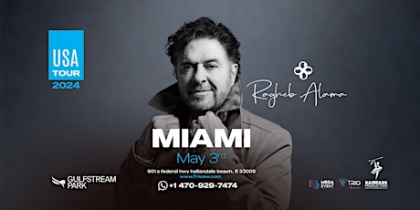 Ragheb Alama VIP Night in Miami Florida USA May 3rd 2024