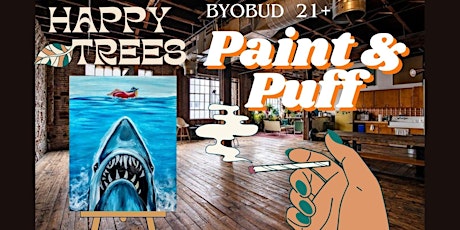 Paint & Puff Art Class--Jaws Poster