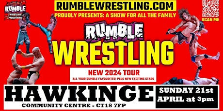 Rumble Wrestling comes to HAWKINGE   -KIDS FOR A FIVER - Limited offer