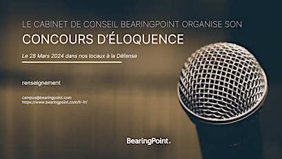 Concours éloquence BearingPoint