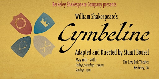 Image principale de Berkeley Shakespeare Company Presents: Cymbeline