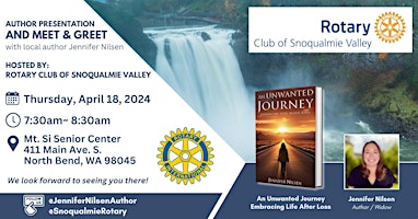 "An Unwanted Journey: Embracing Life After Loss" Author Speaking Engagement primary image