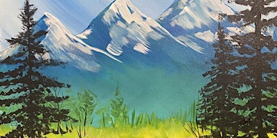 Imagem principal de Springtime Mountain Meadow, a PAINT & SIP EVENT with Lisa