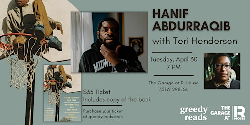 Hauptbild für Greedy Reads presents Hanif Abdurraqib in conversation with Teri Henderson