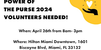 Image principale de Volunteer for Power of the Purse 2024